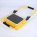 100W Battery or Solar Powered LED Floodlight Work Light on Stand Chargeable Portable Foldable Waterproof IP65